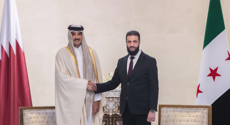 أمير قطر بعد لقائه الشرع: لتشكيل حكومة تمثل جميع أطياف الشعب