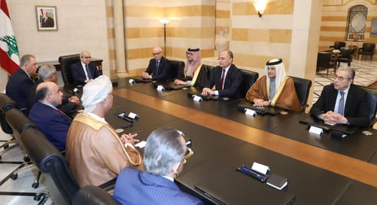 سلام : نثمّن الدعم العربي للعهد الجديد