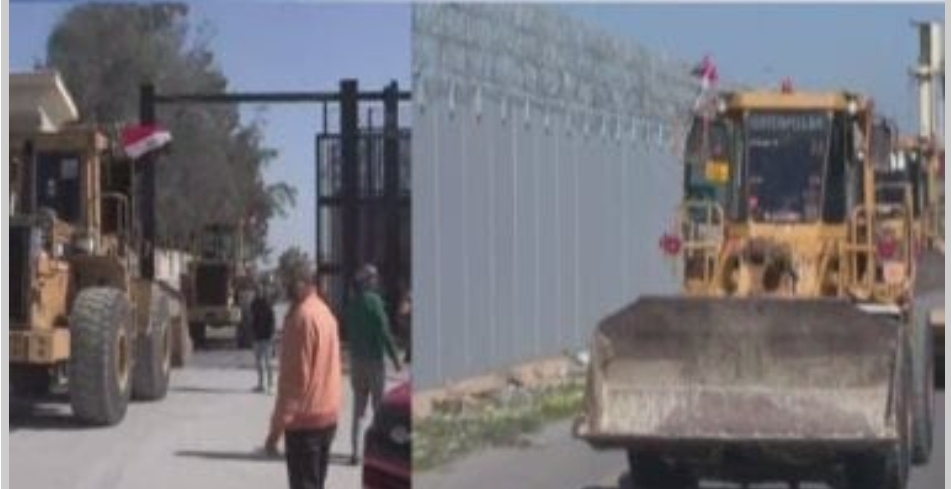 نجاح الجهود المصرية القطرية في إدخال معدات إعادة إعمار قطاع غزة