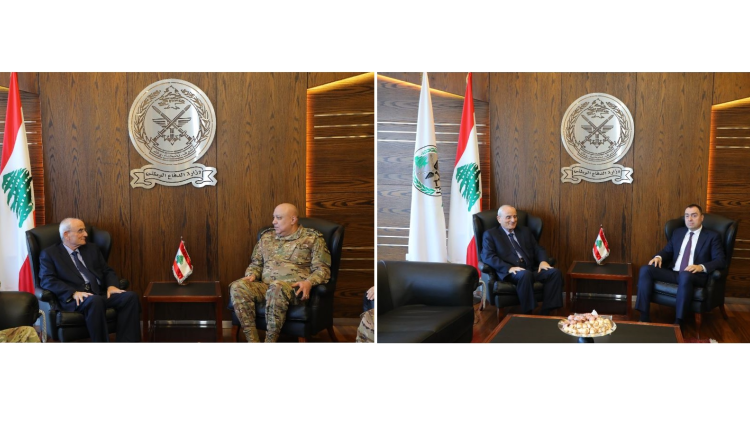 وزير الدفاع يؤأكد موقف لبنان الثّابت بضرورة إنسحاب القوّات الإسرائيليّة من الجنوب