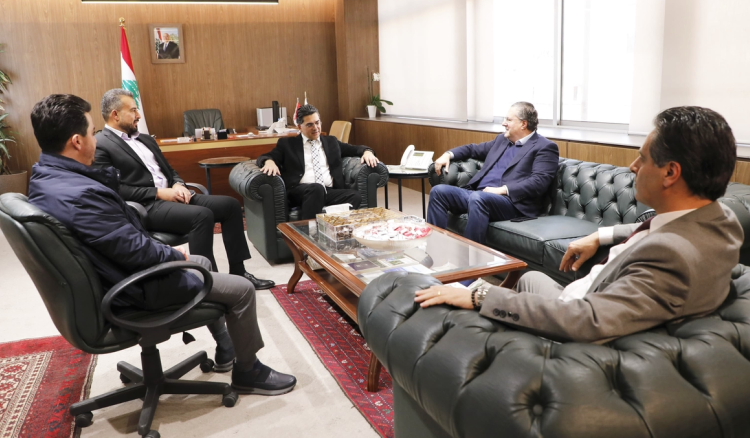 مرقص يبحث مع شقير في دعم تلفزيون لبنان