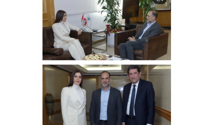 ستريدا جعجع تبحث مع وزير الأشغال مشاريع إنمائية في بشري