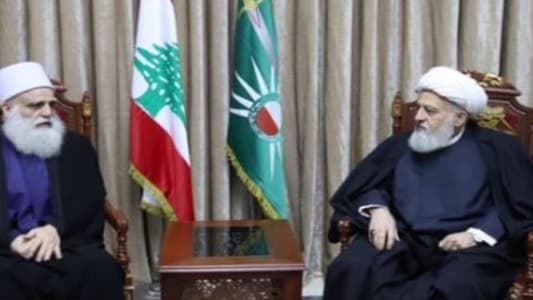 شيخ العقل يزور الخطيب: نواجه بشراكة وطنية واحدة