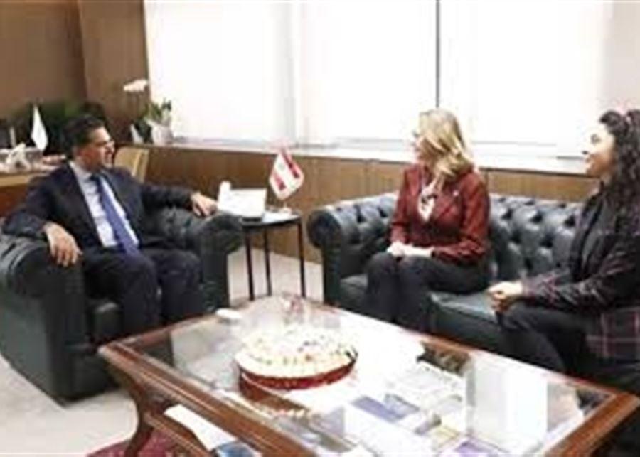 السفارة الاميركية: إجتماع مثمر لجونسون مع وزير الاعلام