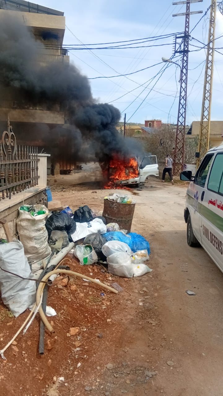 شهيدان في غارة على دراجة نارية قرب النبطية