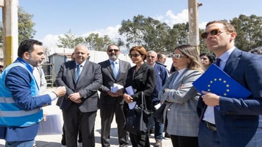 وفد الـ undp يزور موقع فرز النفايات في الكرنتينا