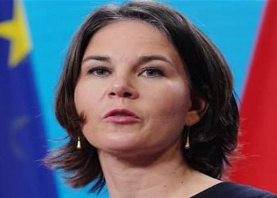وصول وزيرة الخارجيّة الألمانيّة إلى بيروت