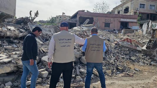 لجان الكشف في مجلس الجنوب تمسح الأضرار في الناقورة