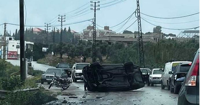 4 جرحى في حادث سير