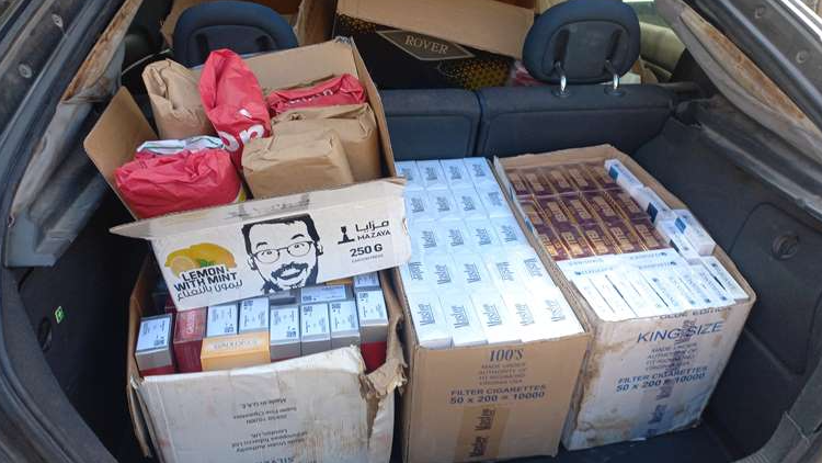 ضبط مصنوعات تبغية مهرّبة ومزوّرة