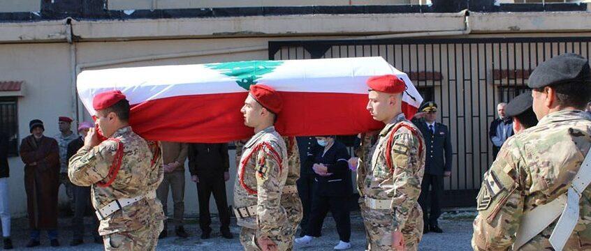 تشييع المعاون الأول الشهيد فادي الجاسم