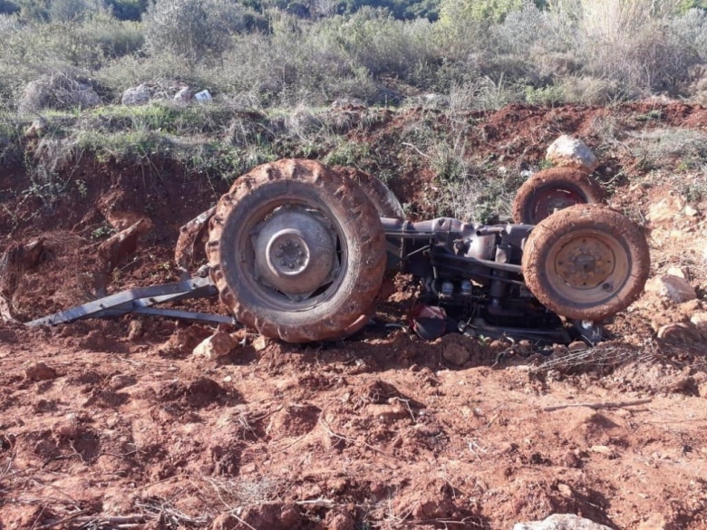 قنبلة على جرار زراعي في الضهيرة في القطاع الغربي