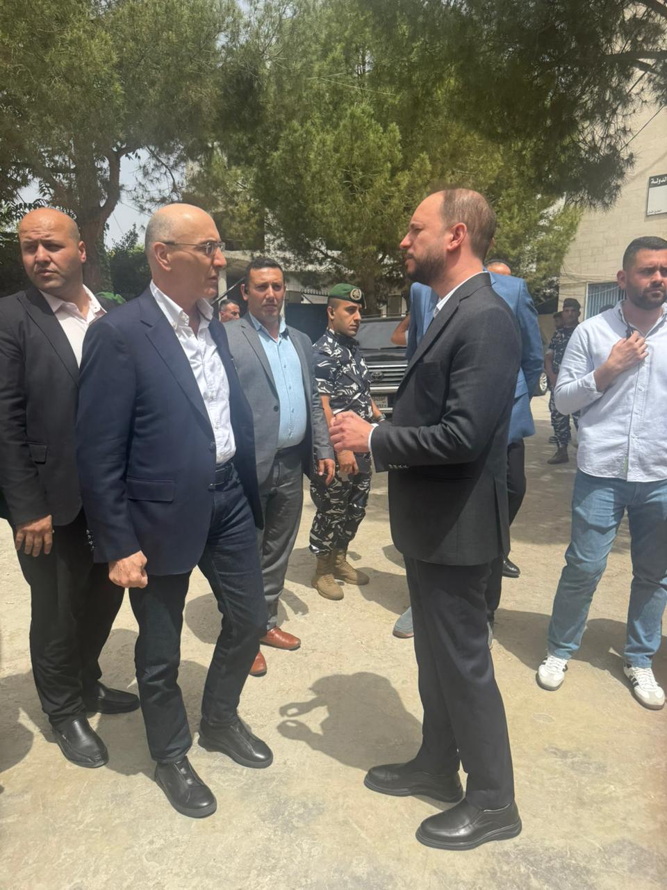 وصول وزير الداخلية والبلديات أحمد الحجار إلى سراي بعلبك