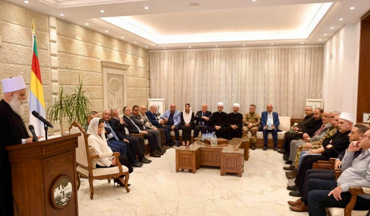 شيخ العقل: لتحويل مهمة القوة الحربية إلى مهمة إنسانية تخدم السلام