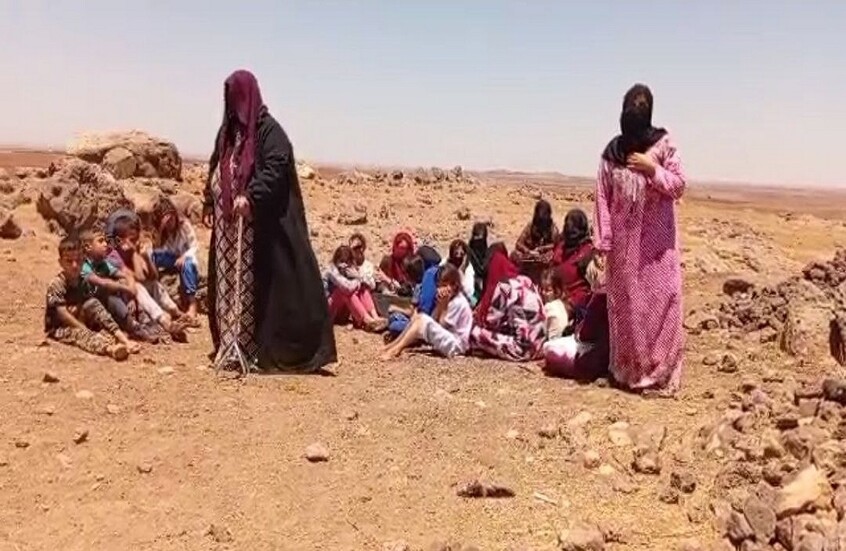 نزوح واسع من أطراف محافظة السويداء بعد انسحاب الجيش السوري منها