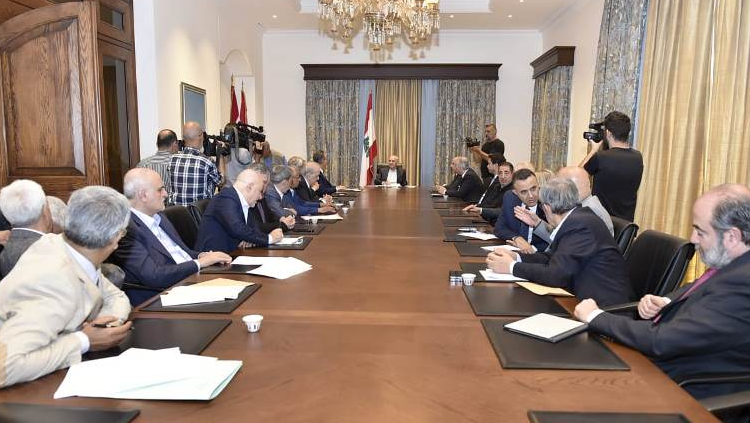 إجتماع مشترك لهيئة مكتب المجلس ولجنة الإدارة والعدل برئاسة بري