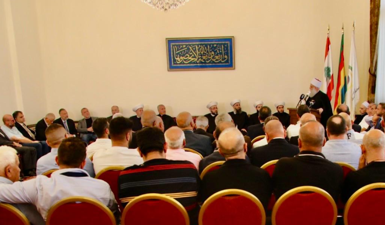 شيخ العقل: لن نسمح بالفتنة وندعو لفك الحصار عن السويداء