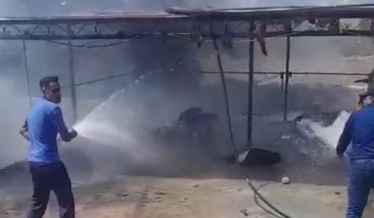 استهداف دراجة نارية بمسيرة في تولين