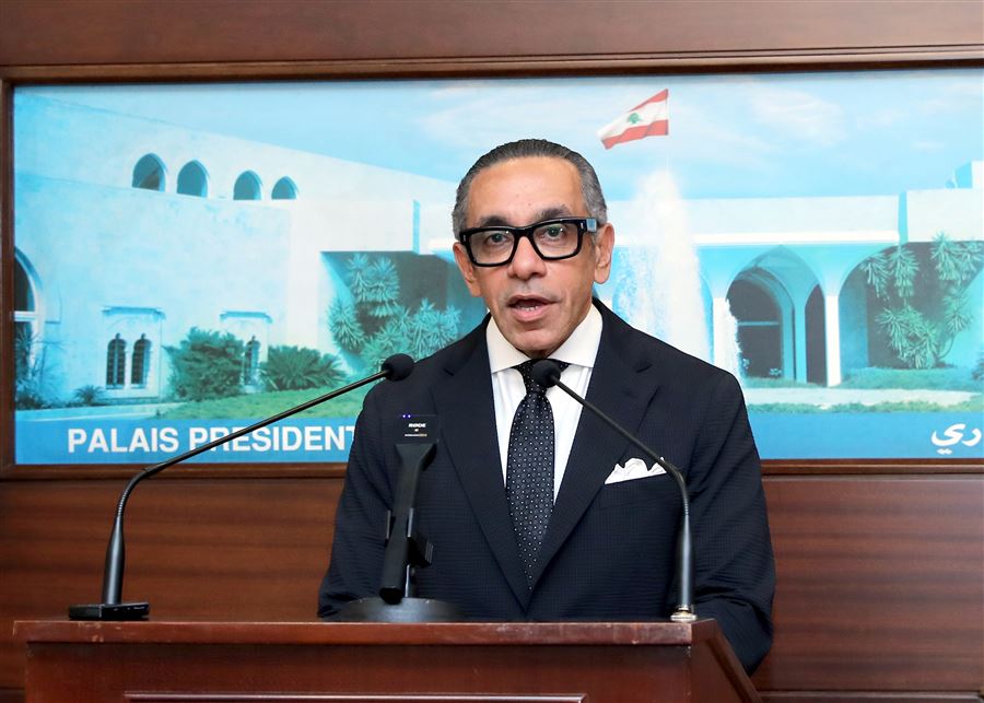 السفير المصري تمنى من قصر بعبدا أن تخرج جلسة الحكومة بنتيجة ايجابية