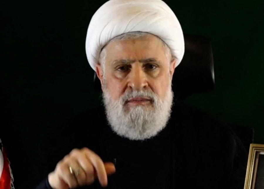 قاسم: جاء برّاك بالتهويل والتهديد بضم لبنان إلى سوريا وبتوسعة العدوان ولكن فوجئ بموقف لبناني وطني موحّد من الرؤساء الثلاثة يقضي بتوقف العدوان قبل الحديث بأي أمر آخر