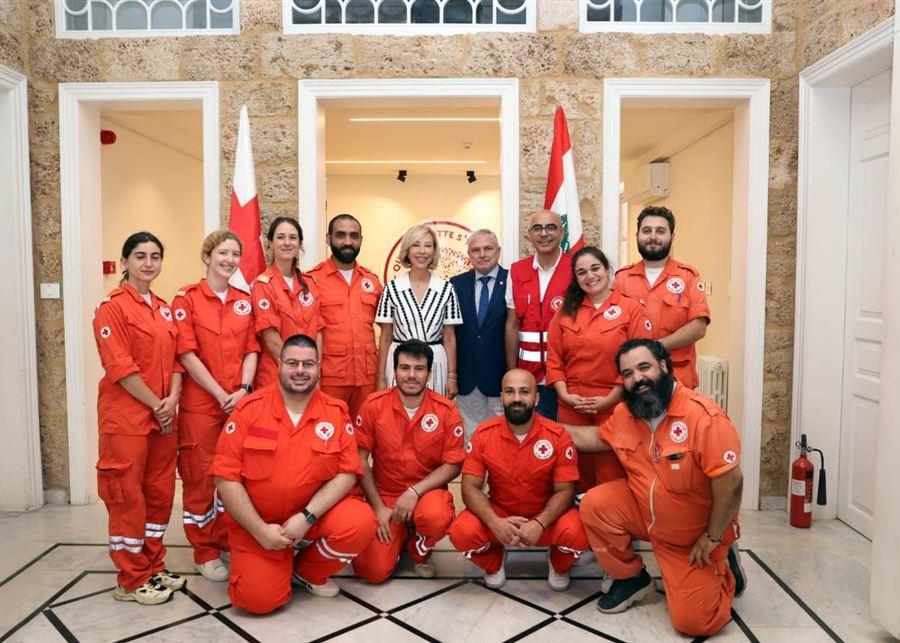 اللبنانية الاولى تفقدت مركز الصليب الاحمر في الجميزة بعد تأهليه
