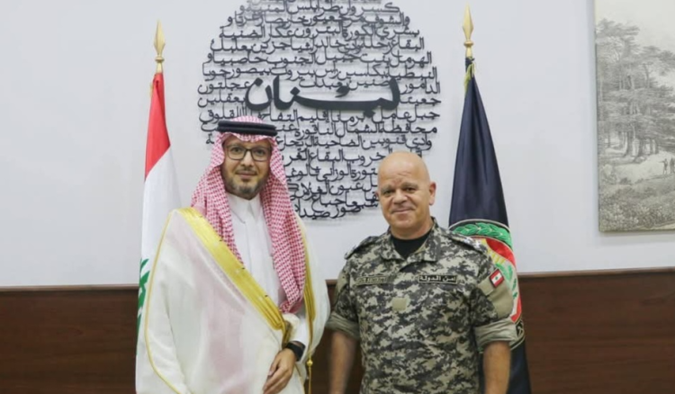 لاوندس يستقبل بخاري والقائم بأعمال سفارة لبنان في الرياض