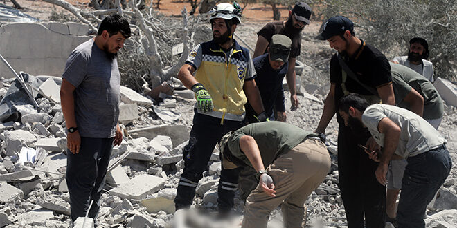 انفجار مبنى في إدلب يخلف أربع ضحايا