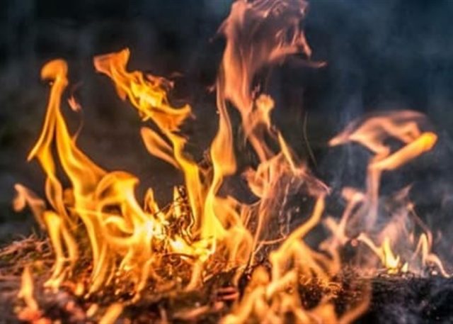 إخماد حريق عند ضفاف نهر الليطاني