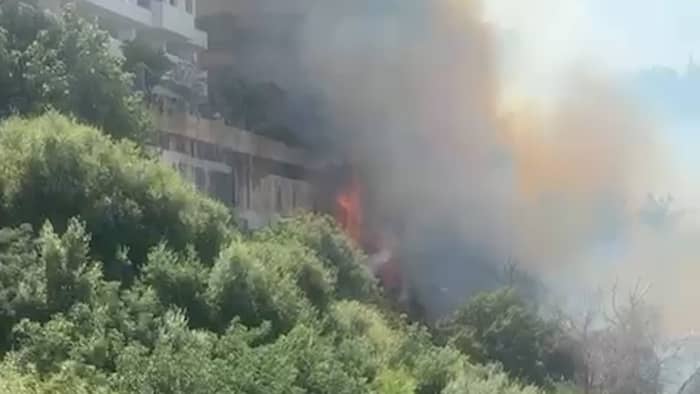 حريق كبير في بشامون.. ومناشدة