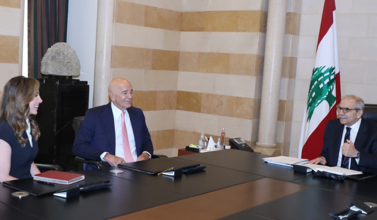 سلام يستقبل براك: نطالب بضغط على إسرائيل ودعم الجيش وندعو لمؤتمر دولي لإعادة إعمار لبنان