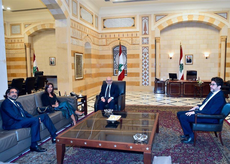 سلام التقى قعقور وعريمط في السراي.. والأوضاع العامة محور المداولات