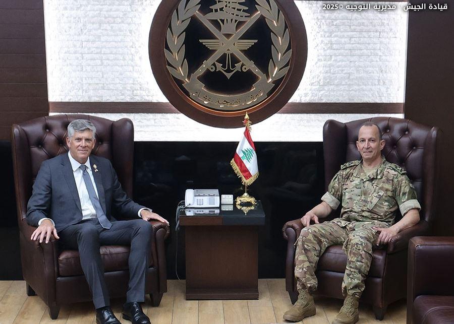 العماد هيكل شدد أمام السيناتورين لحود وكوهين على الدور الأساس لليونيفيل