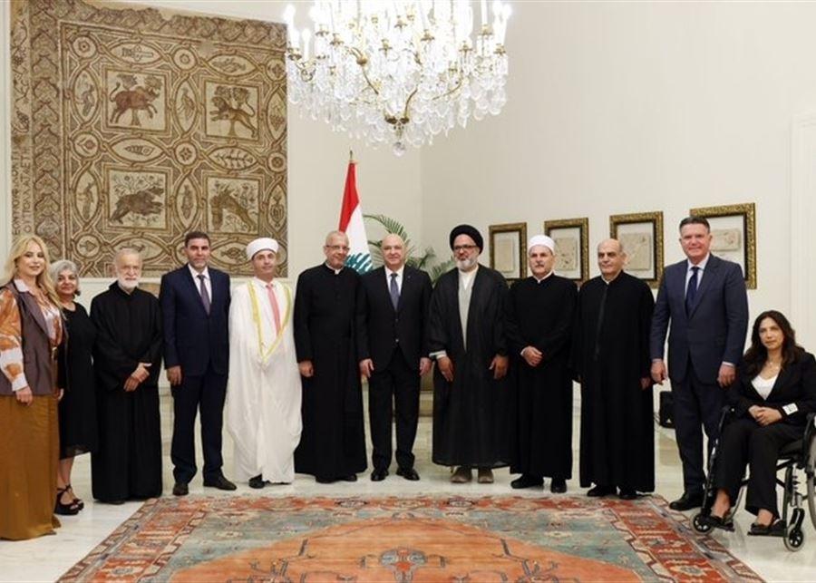 عون: لبنان يصرّ على أن يبقى أرض لقاء لا صدام