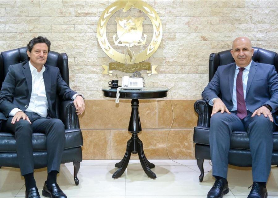 مدير عام الدفاع المدني بالتكليف استقبل مكاري ومسعد