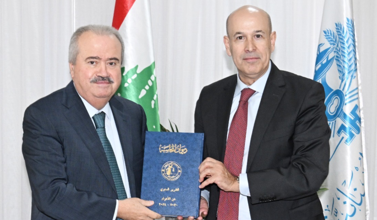 جابر يتسلم تقرير ديوان المحاسبة من 2020 الى 2024