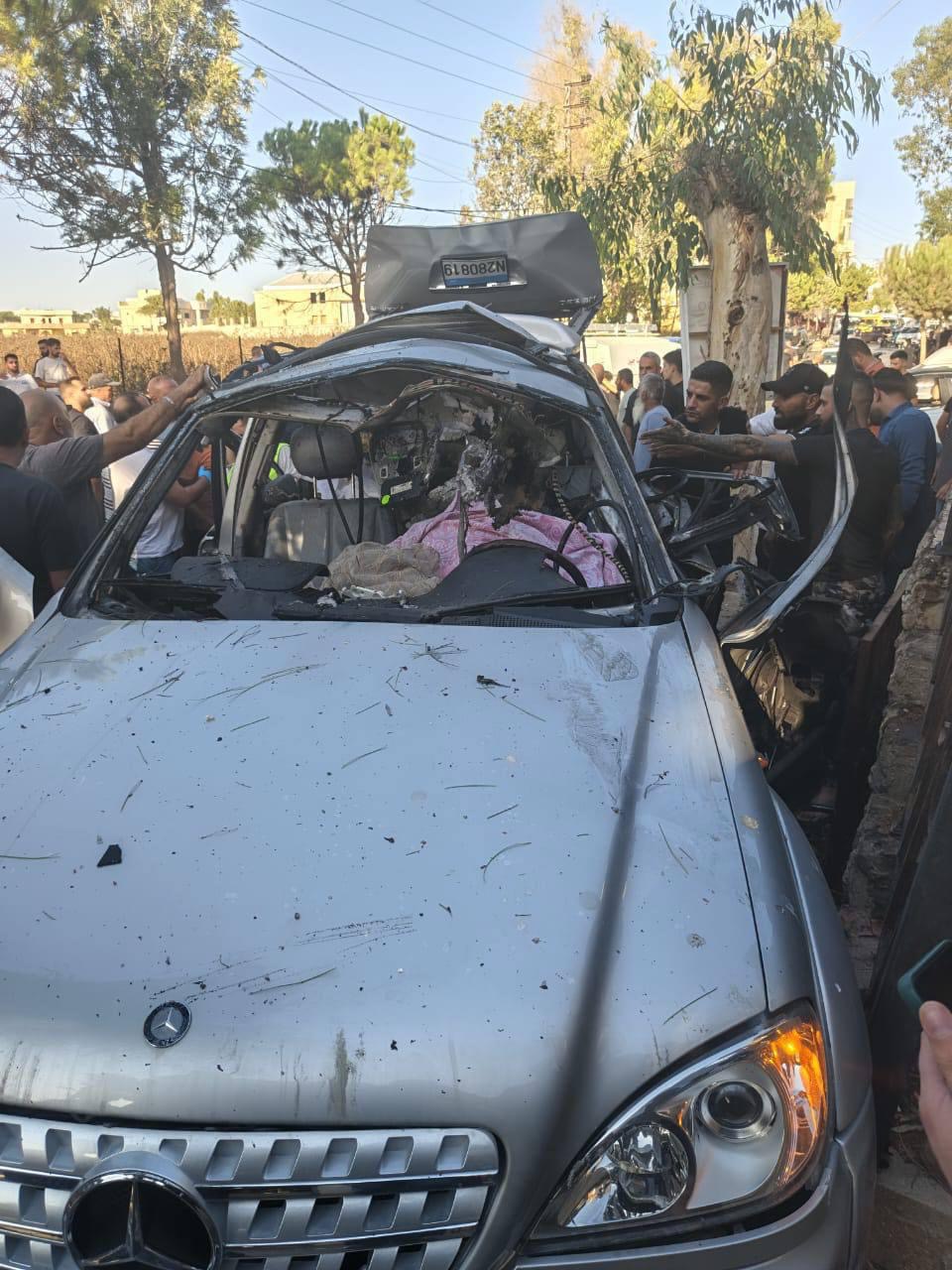 ارتفاع عدد ضحايا الغارة على بنت جبيل إلى اربع وسقوط جريحين على الاقل