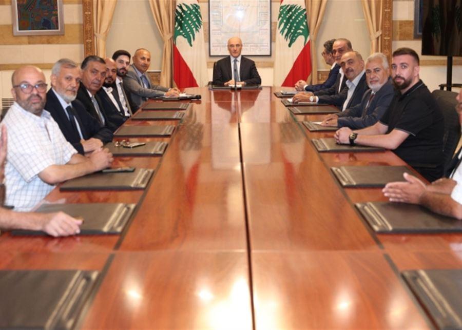 سلسلة لقاءات لرئيس الحكومة في السراي تعرض لشؤون حياتية وإجتماعية مختلفة