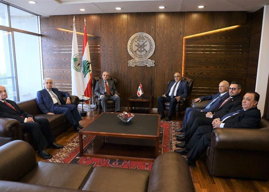 استقبالات وزير الدفاع الوطني