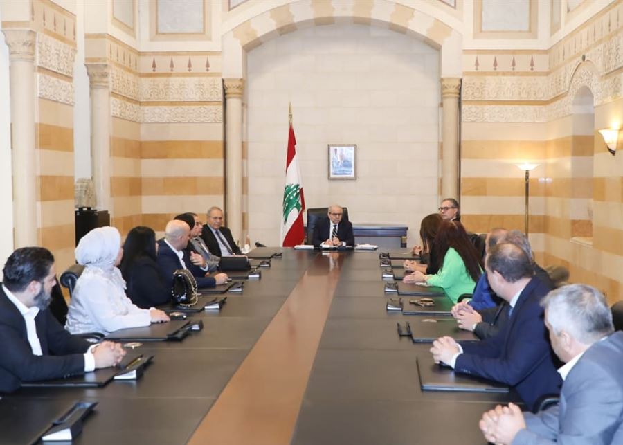 استكمال البحث في مشروع قانون الفجوة المالية في السراي بين سلام ووزيري المال والإقتصاد