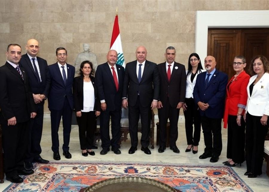 لقاءات سياسية ونقابية وروحية في بعبدا... وبري: اللقاءات دائما ممتازة
