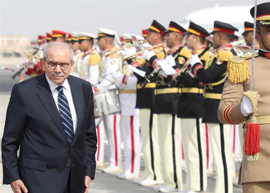 الرئيس سلام يصل إلى مصر