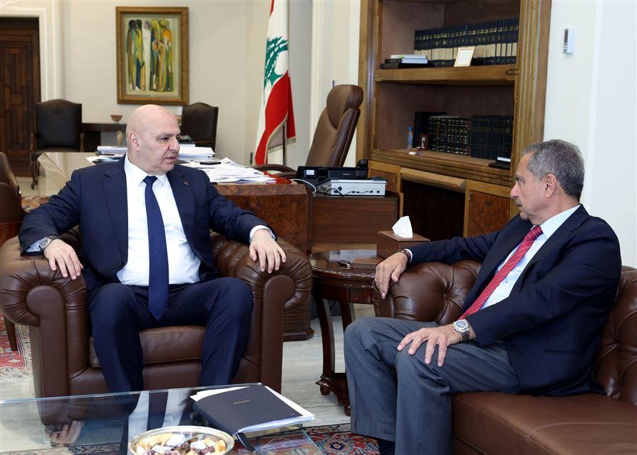 الرئيس عون بحث مع الوزير الصدي في أوضاع وزارة الطاقة