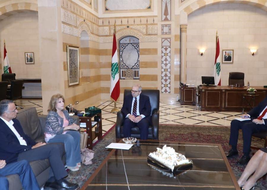 سلام والجميل يبحثان في مستجدات الساحة السياسية والانتخابات