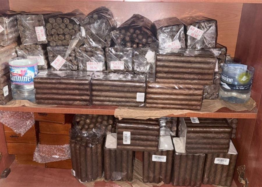 الريجي تداهم أكبر مستودع لتزوير السيجار في حارة حريك