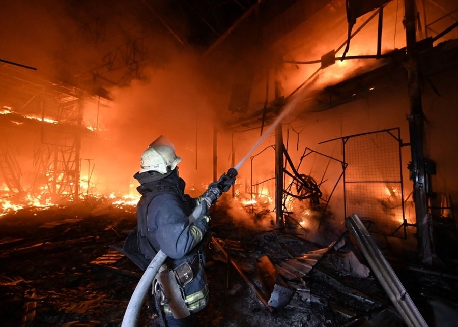 روسيا تشن أوسع هجوم على منشآت الغاز الأوكرانية