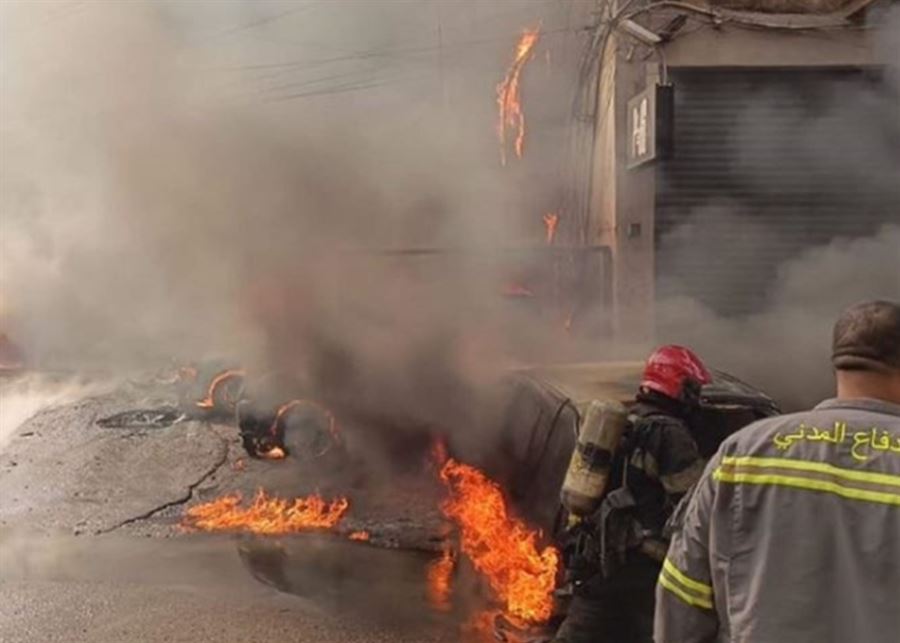 درونات معادية في كفركلا تجبر الدفاع المدني اللبناني على المغادرة