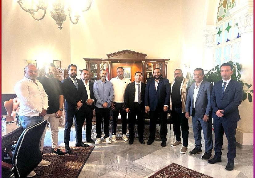 مكاوي يستقبل يموت ووفد 