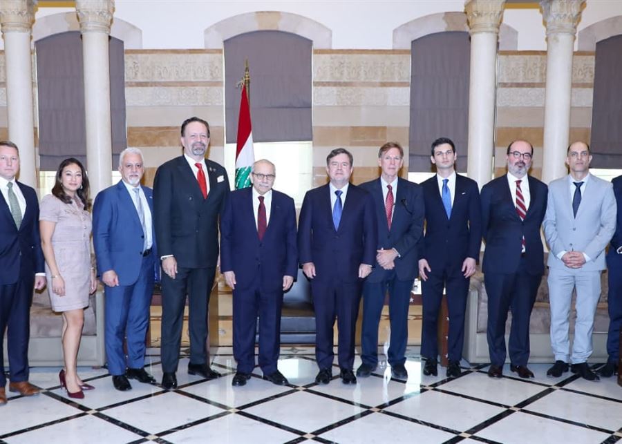 سلام يؤكد أمام وفد من الخزانة الأميركية على العمل في مكافحة الفساد واعادة البلد على سكة الاصلاح