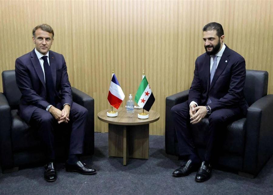 ماكرون يدعو الشرع للانضمام إلى التحالف الدولي لمحاربة «داعش»