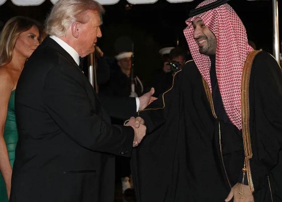ترامب خلال عشاء على شرف بن سلمان: المملكة حليف رئيسي خارج حلف الناتو